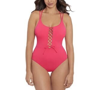 SKINNY DIPPERS Suga Babe One-Piece Swimsuit Size Medium NWT